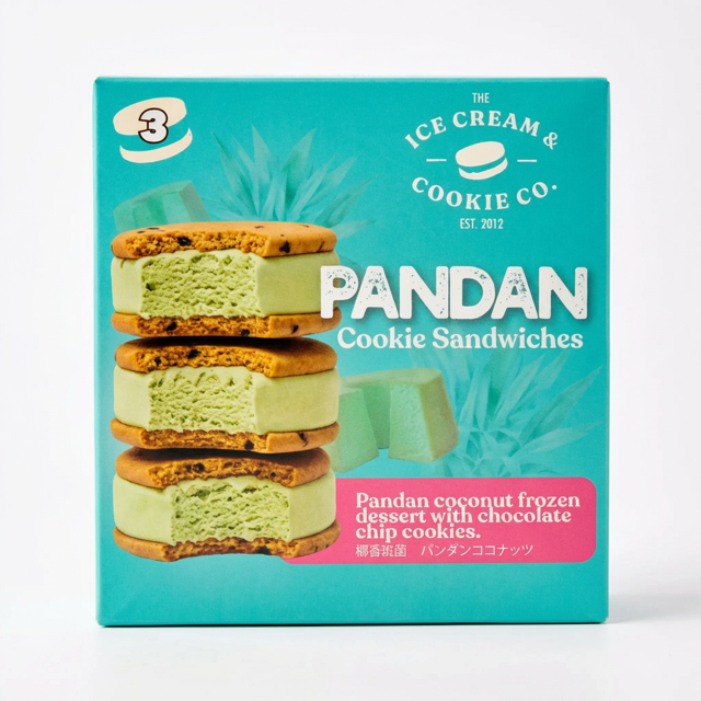 Pandan sandwich