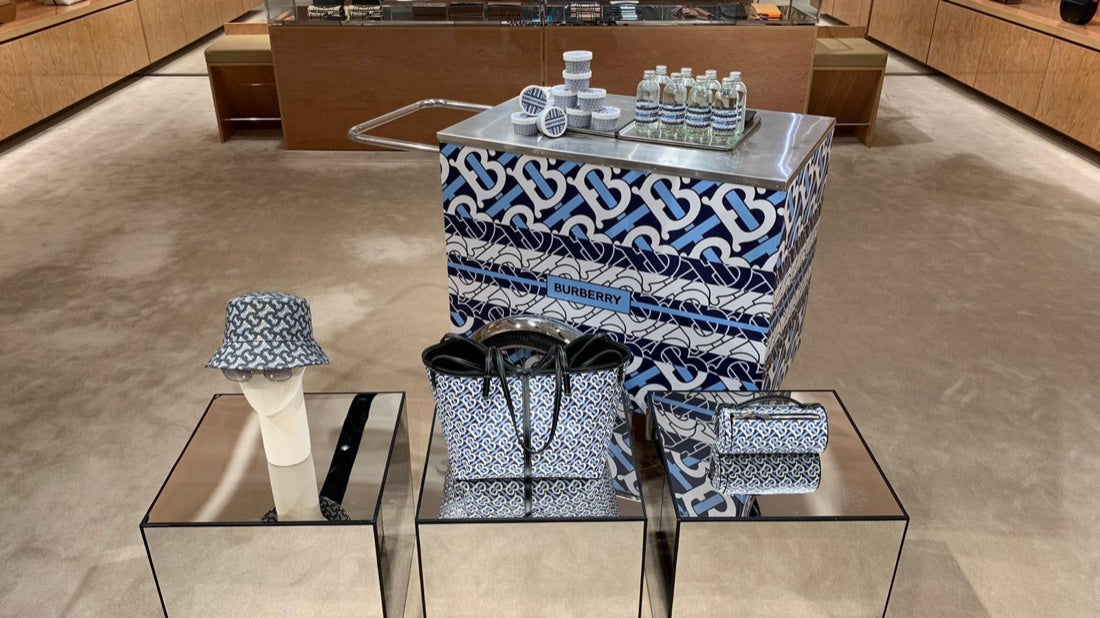Burberry ice cream cart
