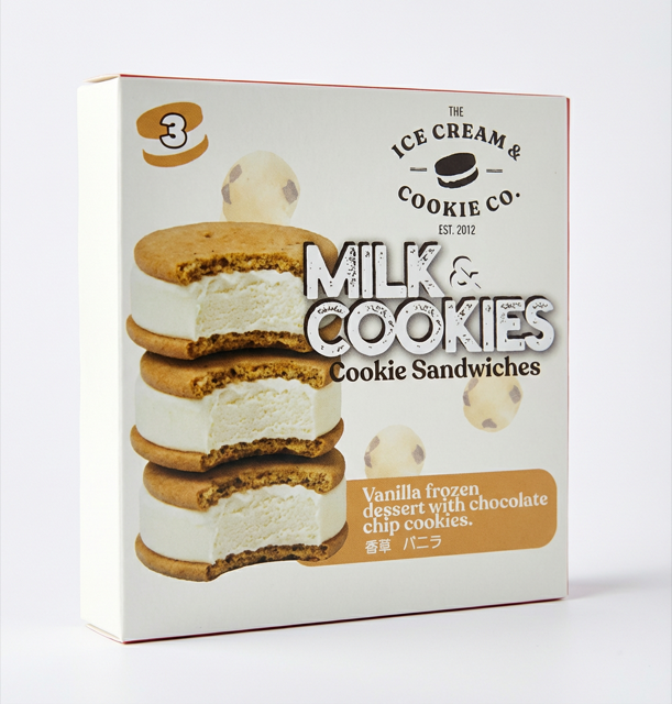 Milk and Cookies sandwich