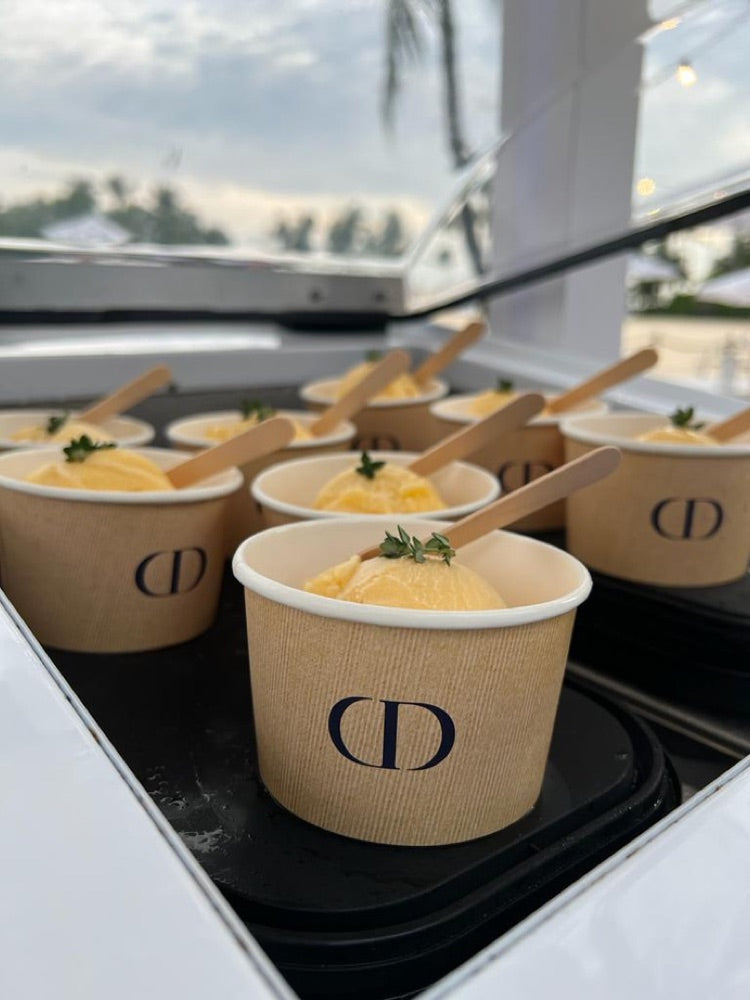 Dior ice cream cart
