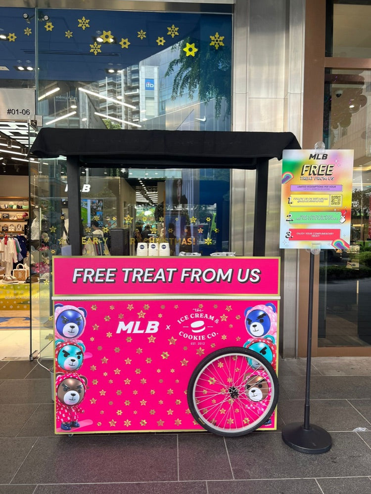 MLB ice cream cart